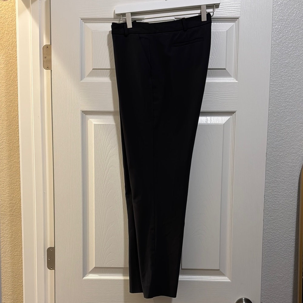 Anne Klein Black Pantsuit Classic Straight-Leg